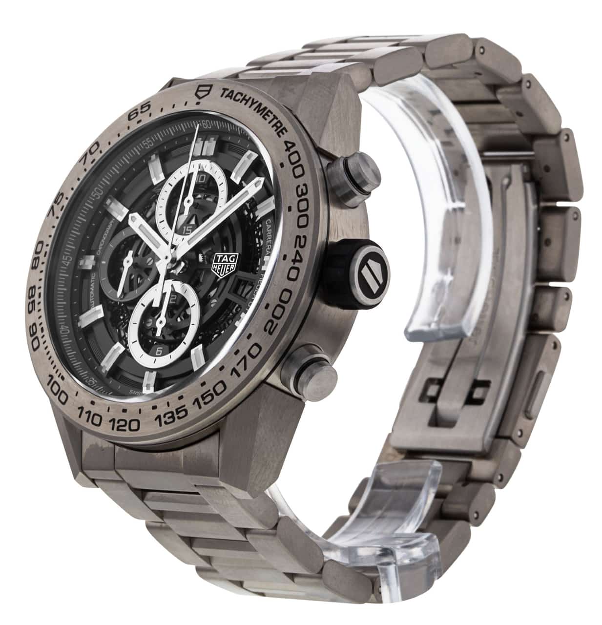 Tag Heuer Carrera Grey Baton Dial Bracelet Strap